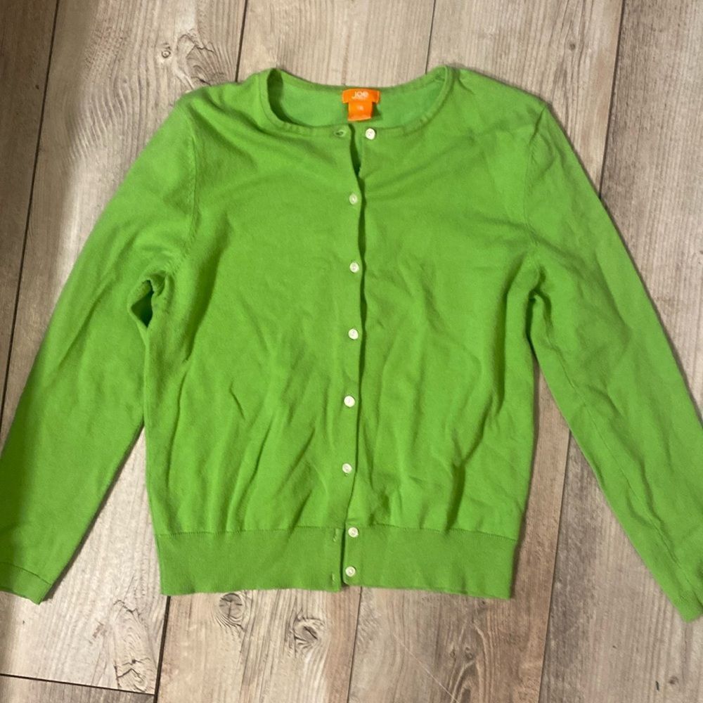Large Joe Fresh Green Cardigan